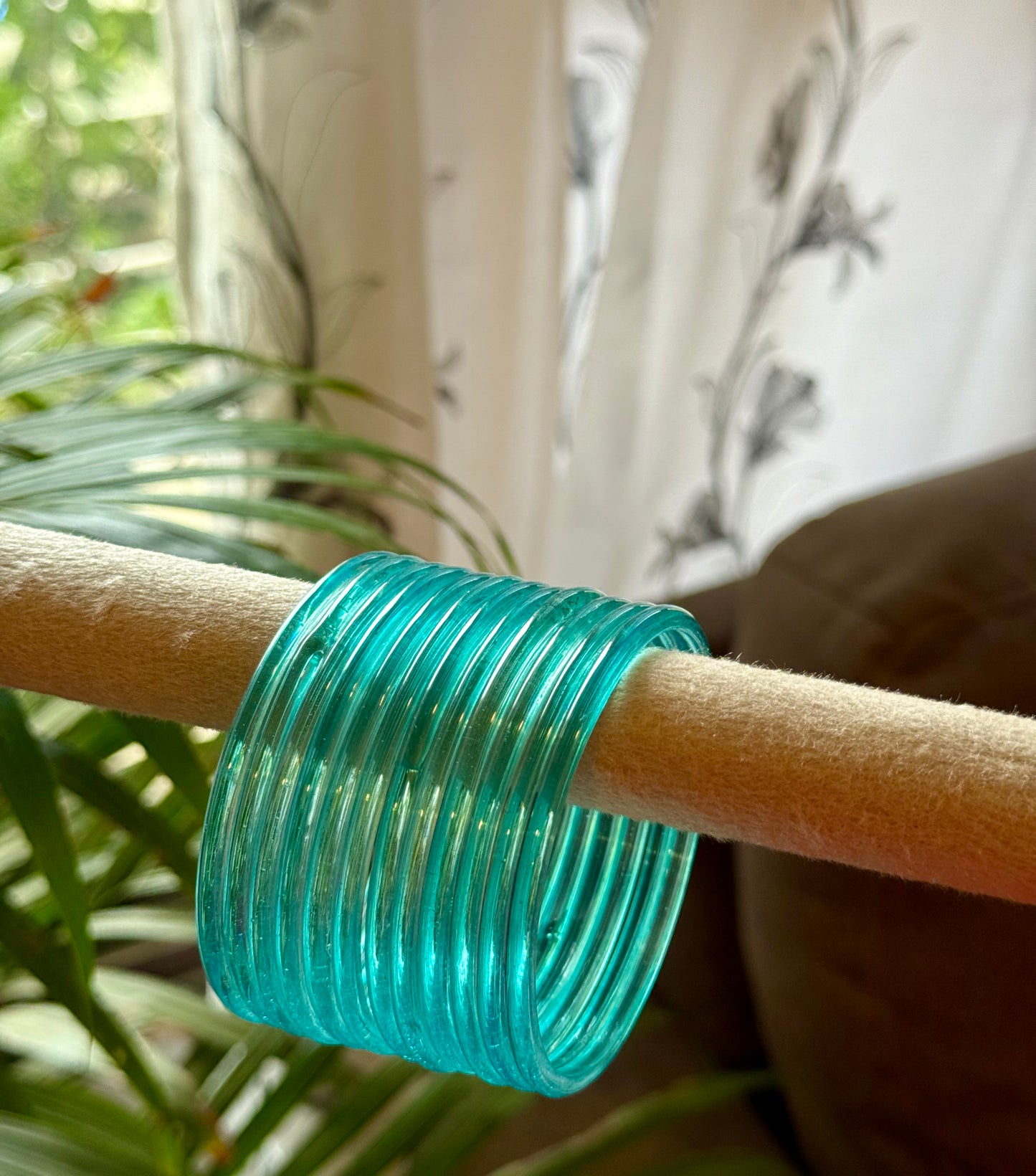 Sky Blue Jelly Bangles
