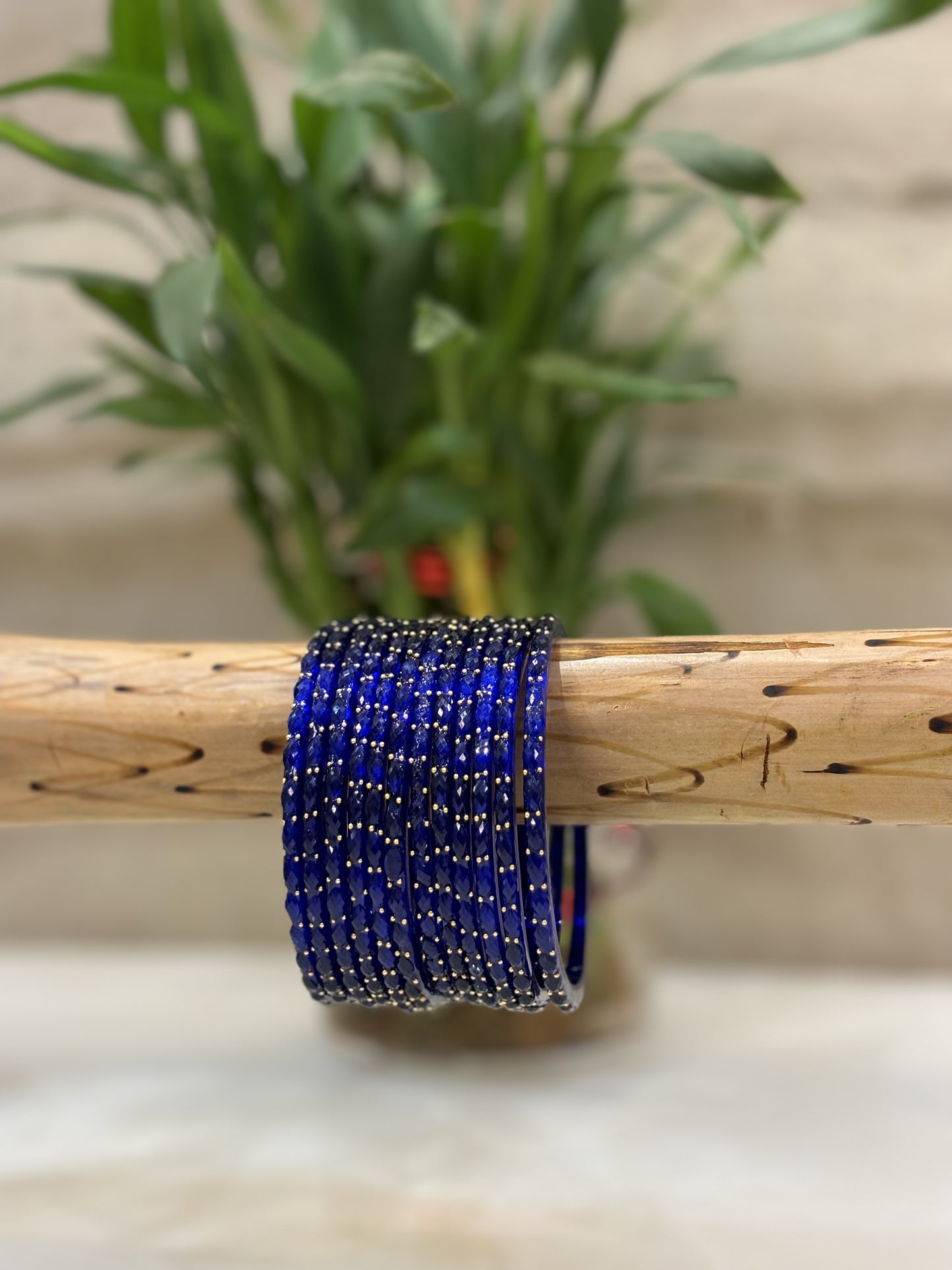 Raindrop Blue Bangles
