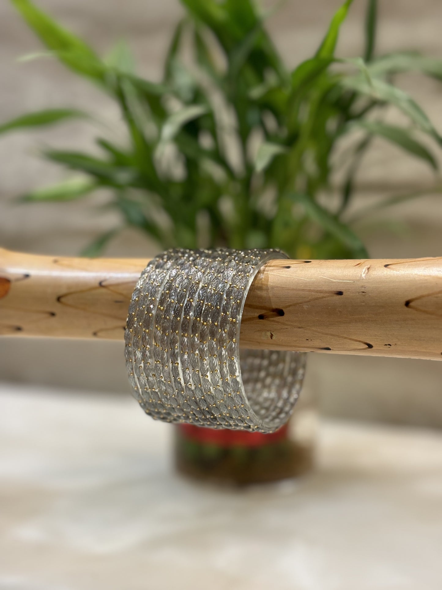 Raindrop Grey Bangles