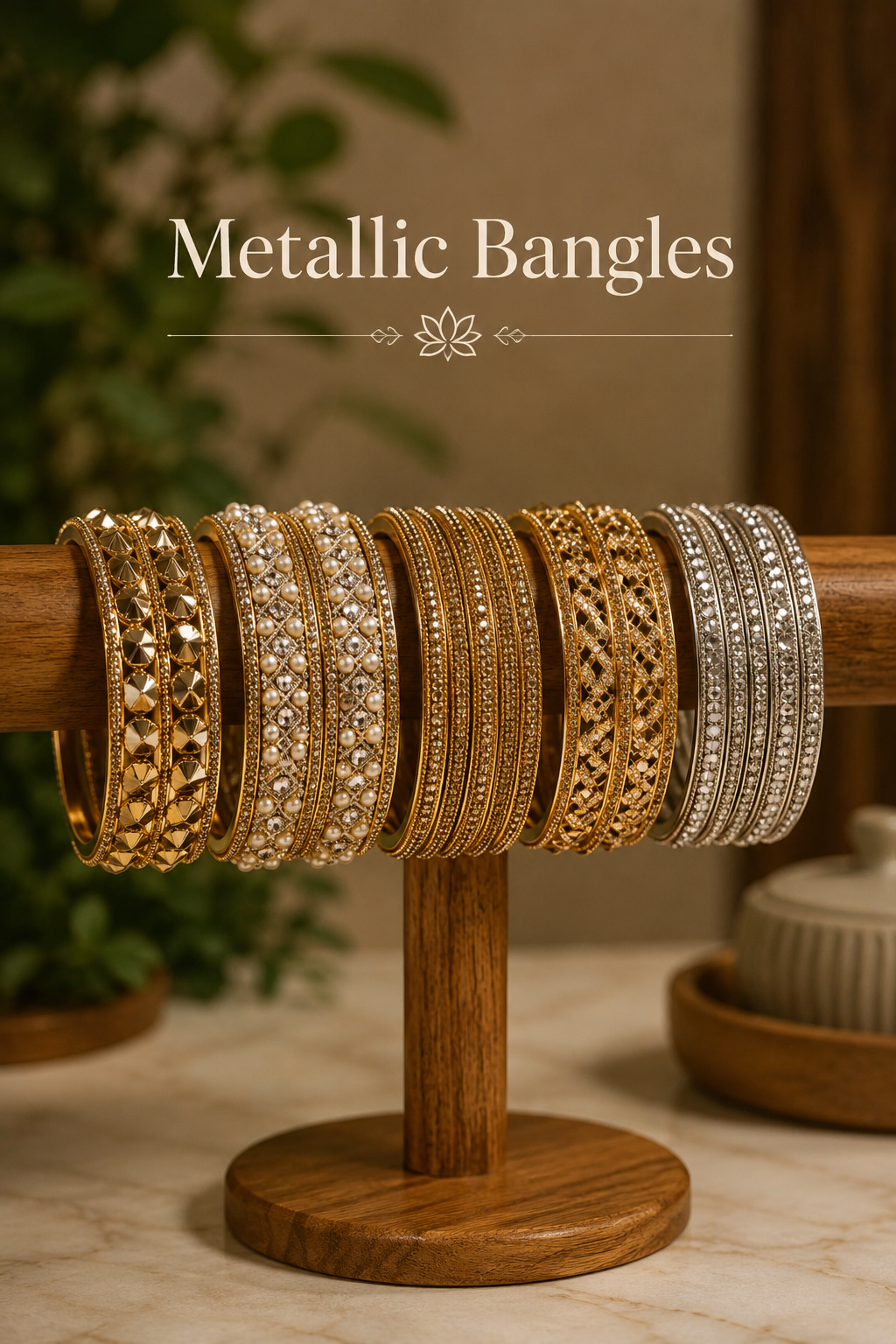 Metallic Bangles