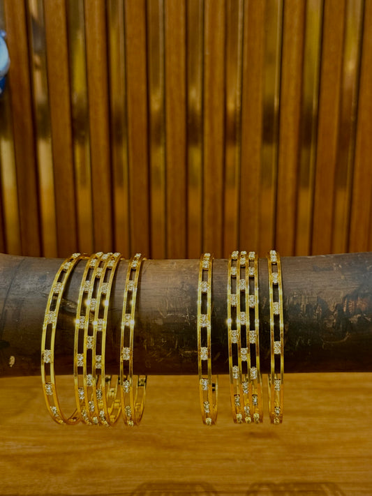 Luster Lines Bangles