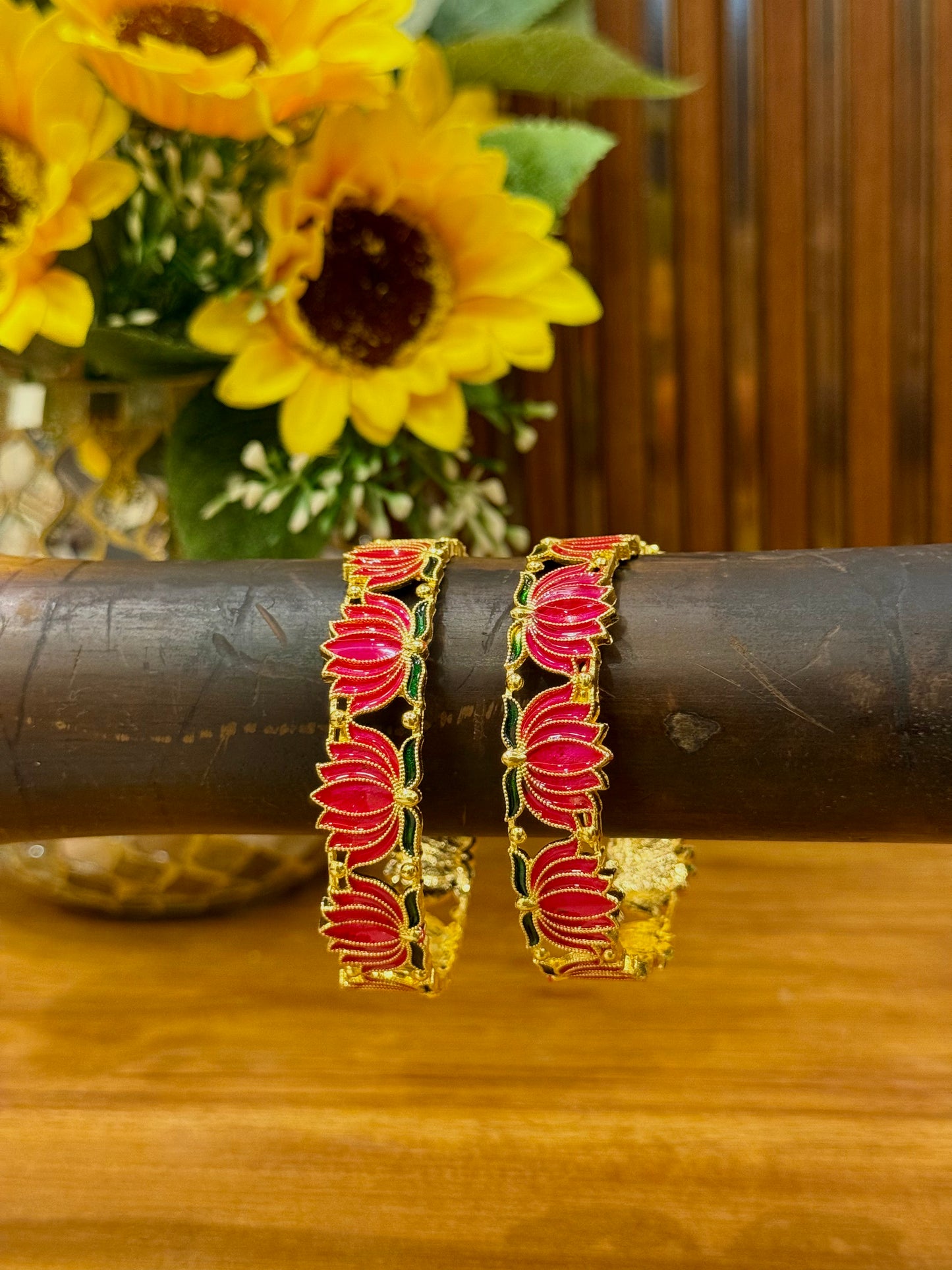 Lotus Glow Bangles