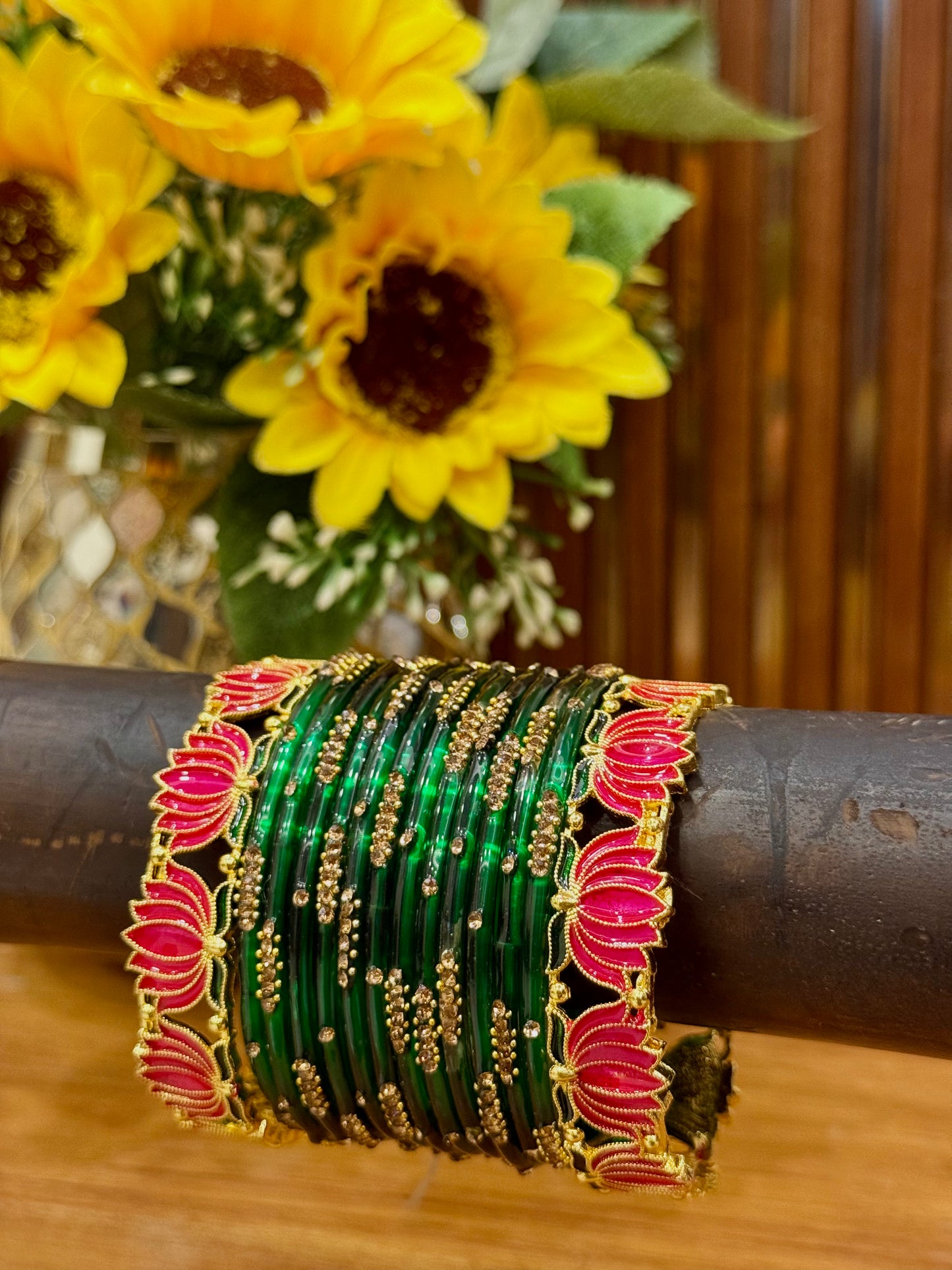 Lotus Glow Bangles