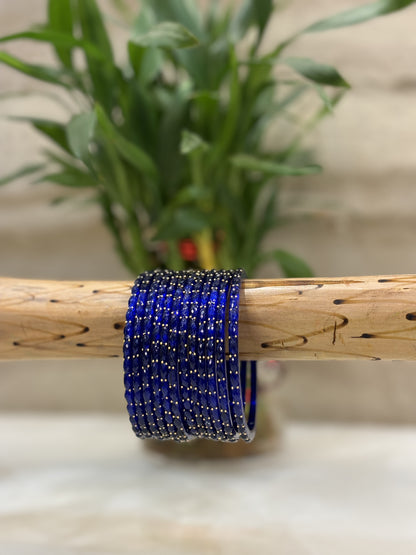 Raindrop Blue Bangles