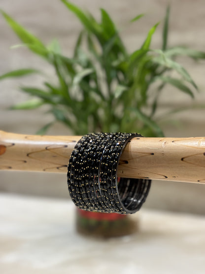 Raindrop Noir Bangles