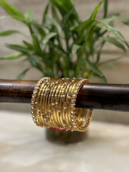 Saraswati Golden Radiance Bangles