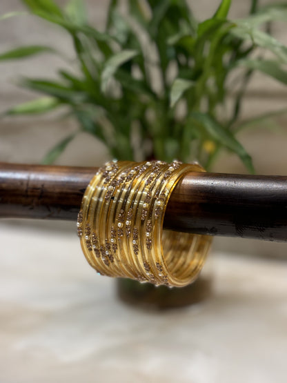 Saraswati Golden Radiance Bangles