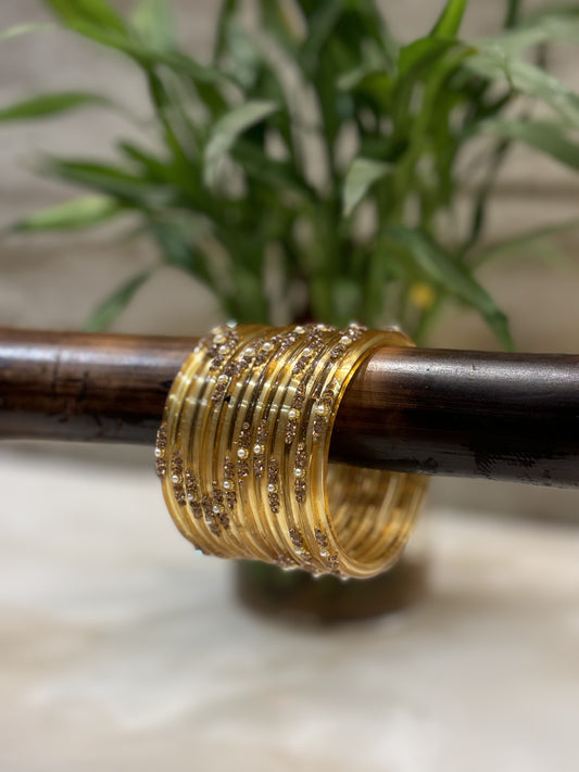Saraswati Golden Radiance Bangles