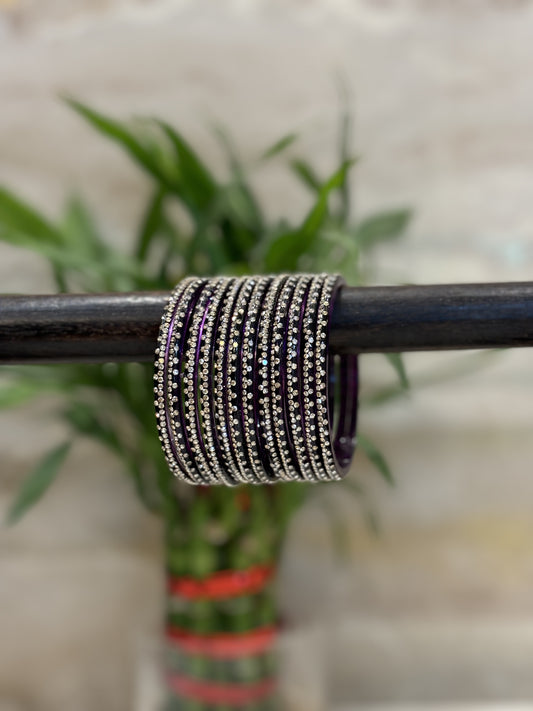 Nayantara Purple Bangles