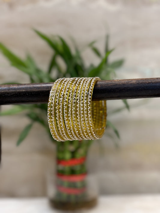 Nayantara Golden Bangles