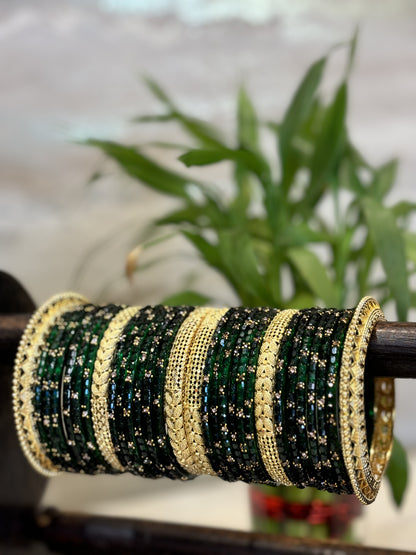 Shravani Green Bangles
